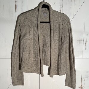 Converse One Star Beige Cable Knit Women's Sweater